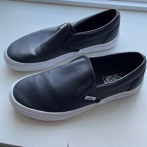 Black Leather Van’s